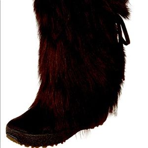 Pajar Women’s Scarlet Tassle Tie Goat Black